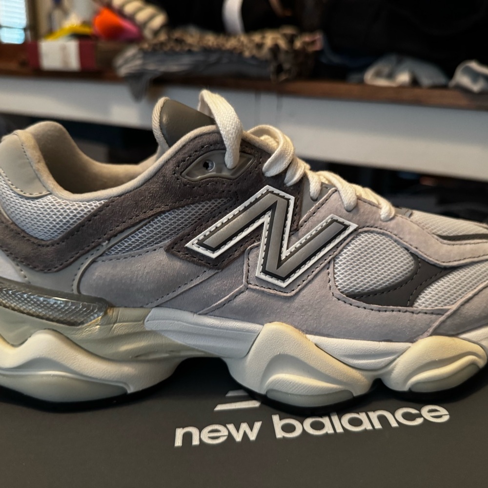 New Balance 9060 Light Gray Athletic Sneakers